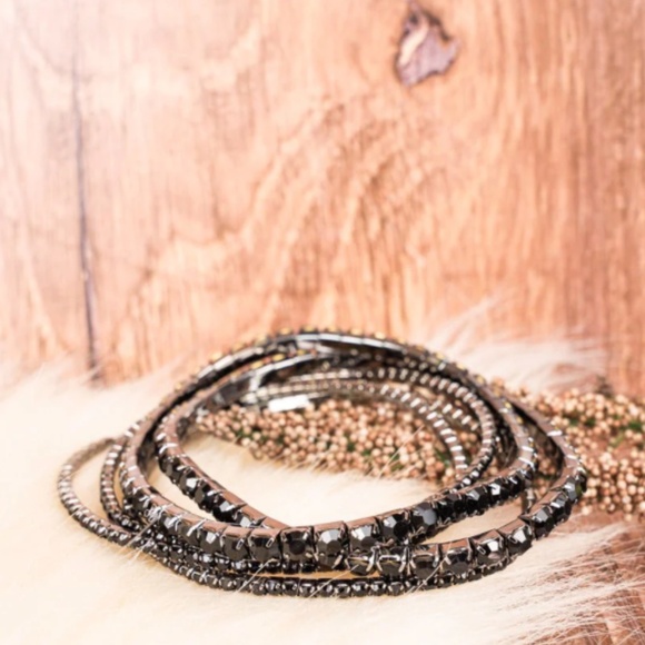 Sparkle your way through the night with this dazzling pair of crystal hoop earri - Picture 1 of 1